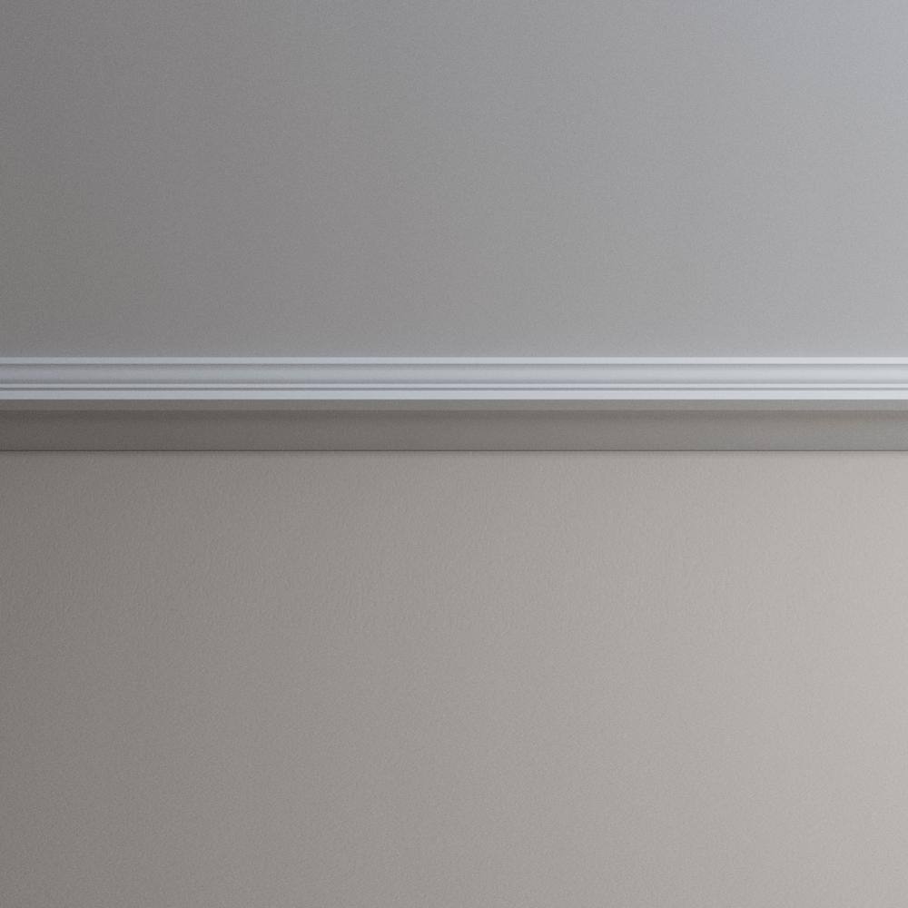 Ekena Millwork Alora 6.125 in. D x 6.125 in. W x 96 in. L Polyurethane Crown Moulding