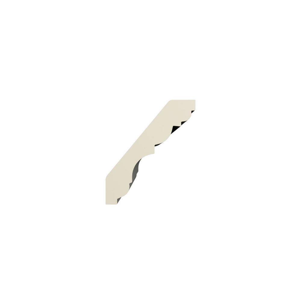 Ekena Millwork Anthony 2.25 in. D x 3.5 in. W x 96 in. L Polyurethane Crown Moulding