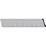 Ekena Millwork 2-3/8 in. x 2-3/4 in. x 94-1/2 in. Polyurethane Sequential Crown Moulding