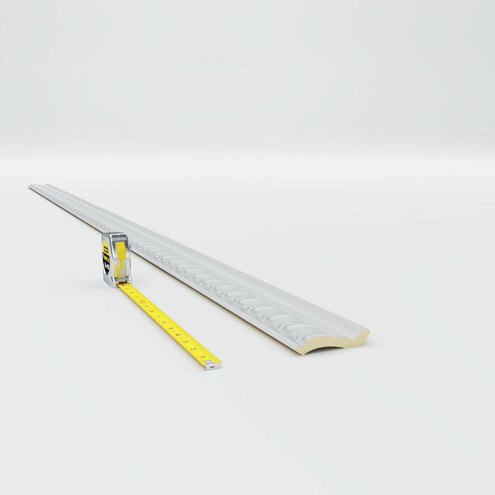 Ekena Millwork 2-3/8 in. x 2-3/4 in. x 94-1/2 in. Polyurethane Sequential Crown Moulding