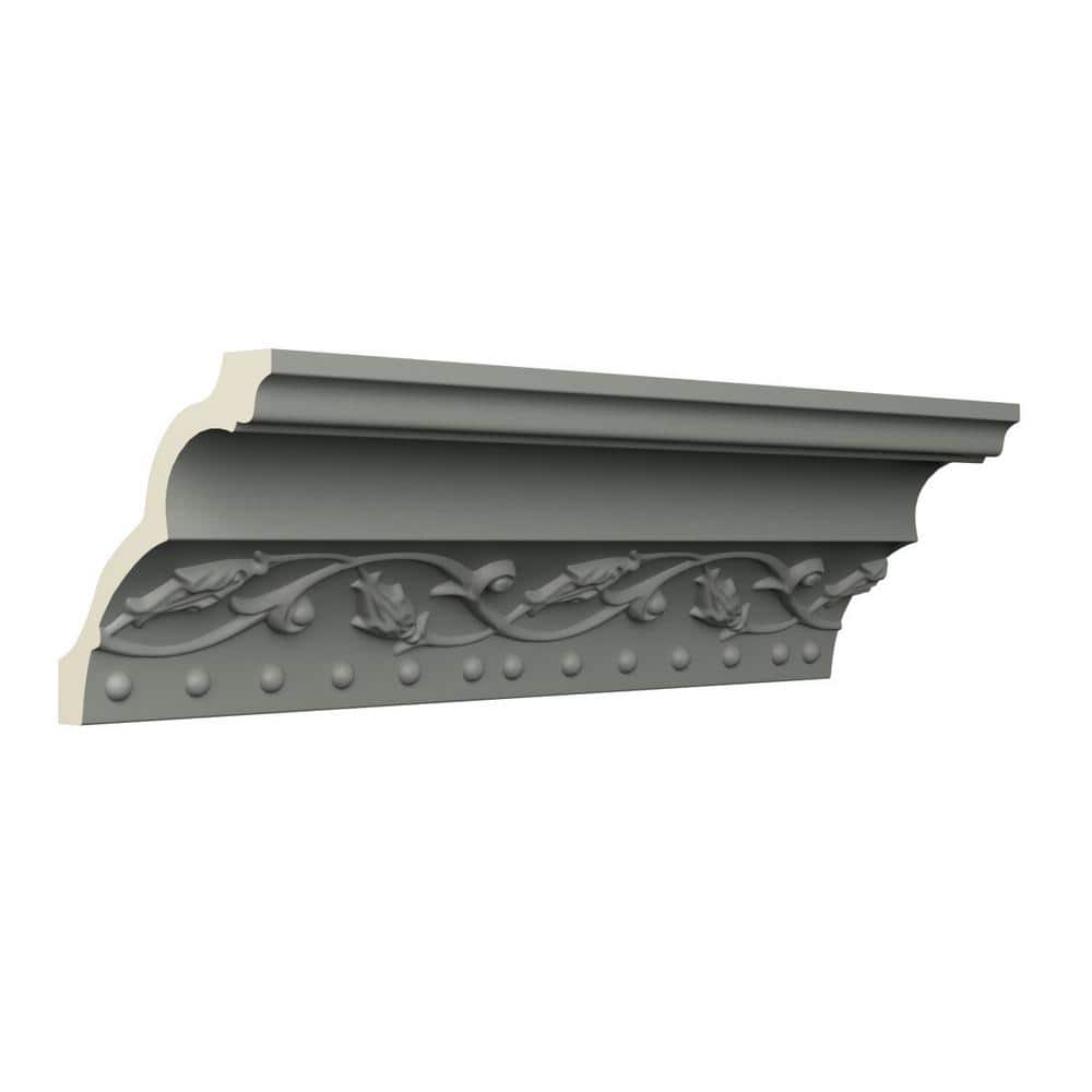 Ekena Millwork Killeen 3 in. D x 4.25 in. W x 96 in. L Polyurethane Crown Moulding
