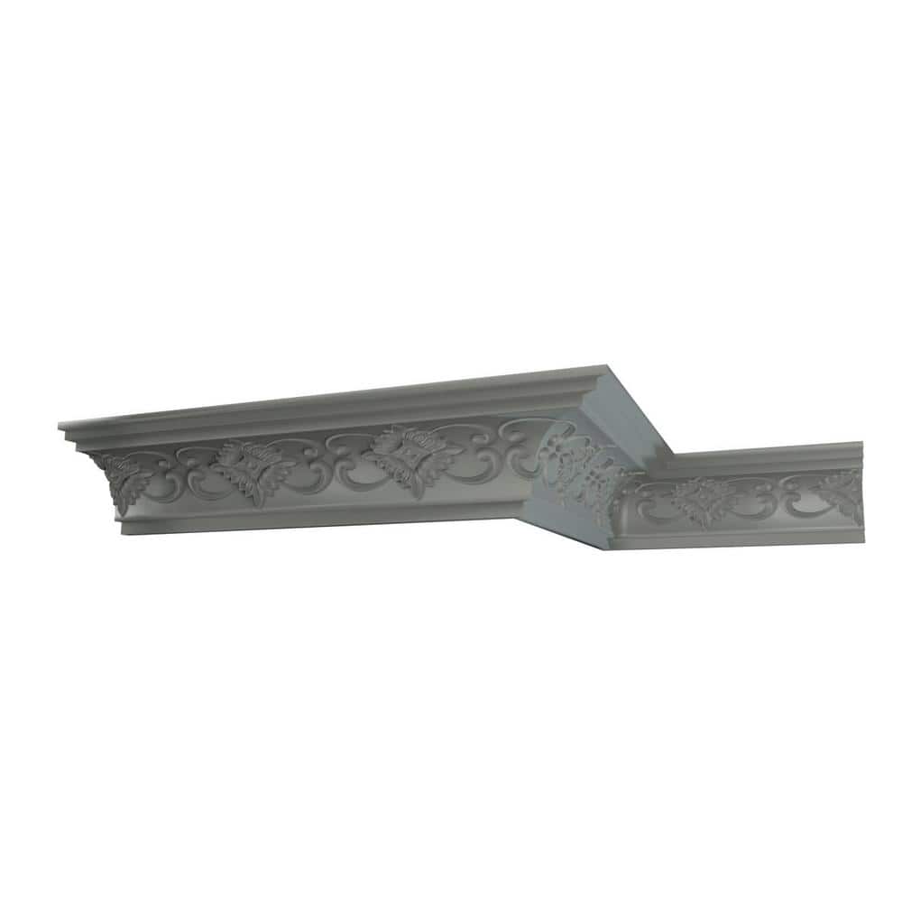 Ekena Millwork Terrel 3.125 in. D x 4.5 in. W x 96 in. L Polyurethane Crown Moulding