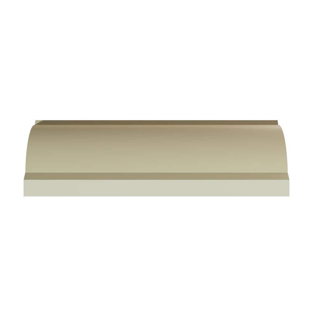 Ekena Millwork Wesley 3 in. D x 4.125 in. W x 96 in. L Polyurethane Crown Moulding