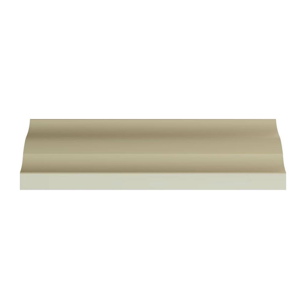 Ekena Millwork Abel 3.125 in. D x 4.5 in. W x 96 in. L Polyurethane Crown Moulding