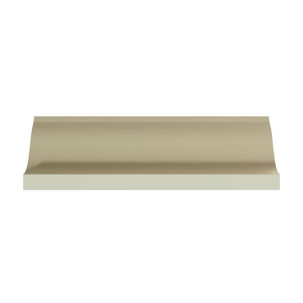 Ekena Millwork Abraham 3.125 in. D x 4.5 in. W x 96 in. L Polyurethane Crown Moulding
