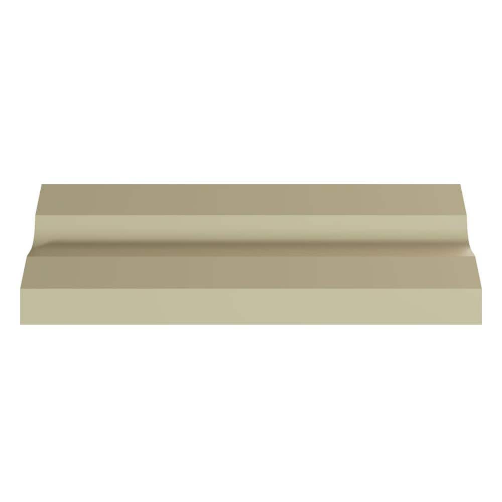 Ekena Millwork Cooper 3.375 in. D x 4.875 in. W x 96 in. L Polyurethane Crown Moulding
