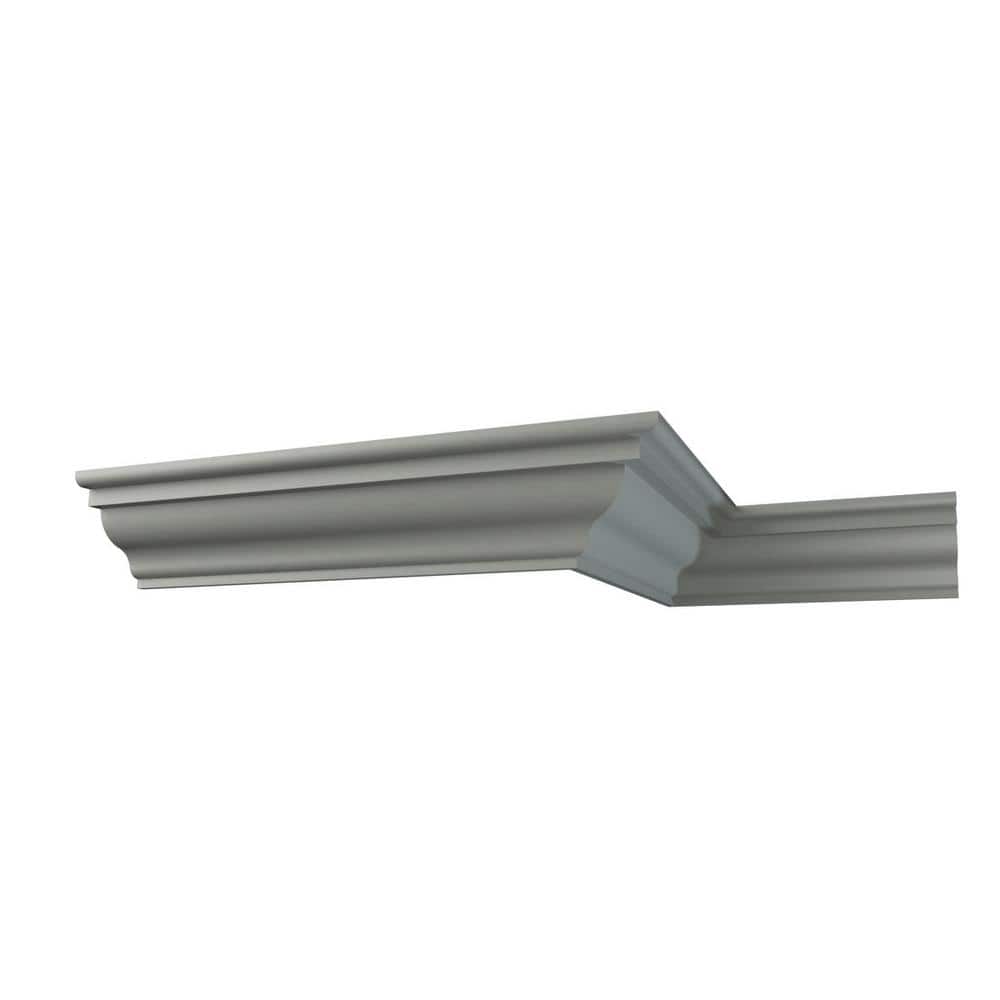 Ekena Millwork Cooper 3.375 in. D x 4.875 in. W x 96 in. L Polyurethane Crown Moulding