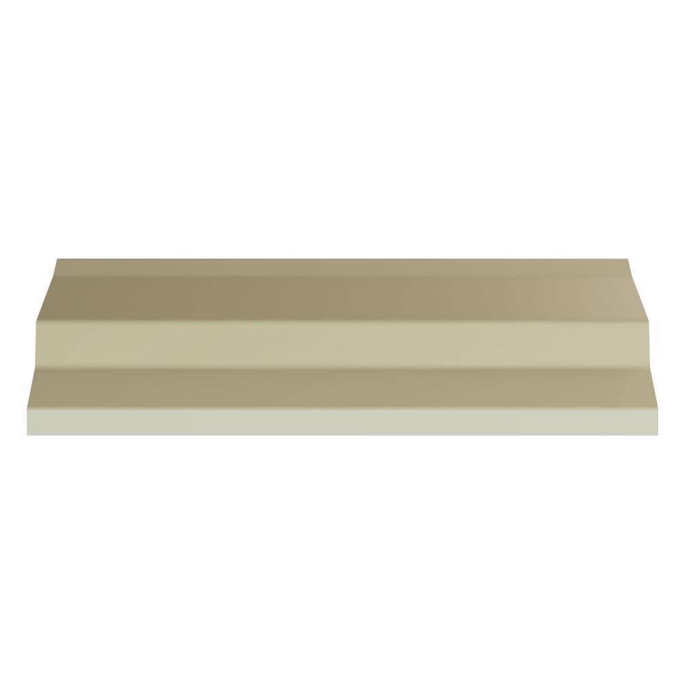 Ekena Millwork Elijah 3.375 in. D x 4.5 in. W x 96 in. L Polyurethane Crown Moulding