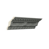 Ekena Millwork Elijah 3.375 in. D x 4.5 in. W x 96 in. L Polyurethane Crown Moulding