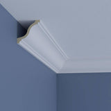 Ekena Millwork Morgan 3.125 in. D x 4.5 in. W x 96 in. L Polyurethane Crown Moulding