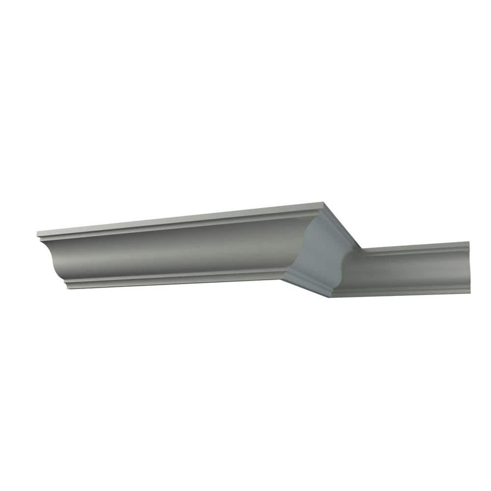Ekena Millwork Morgan 3.125 in. D x 4.5 in. W x 96 in. L Polyurethane Crown Moulding