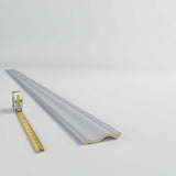 Ekena Millwork Morgan 3.125 in. D x 4.5 in. W x 96 in. L Polyurethane Crown Moulding