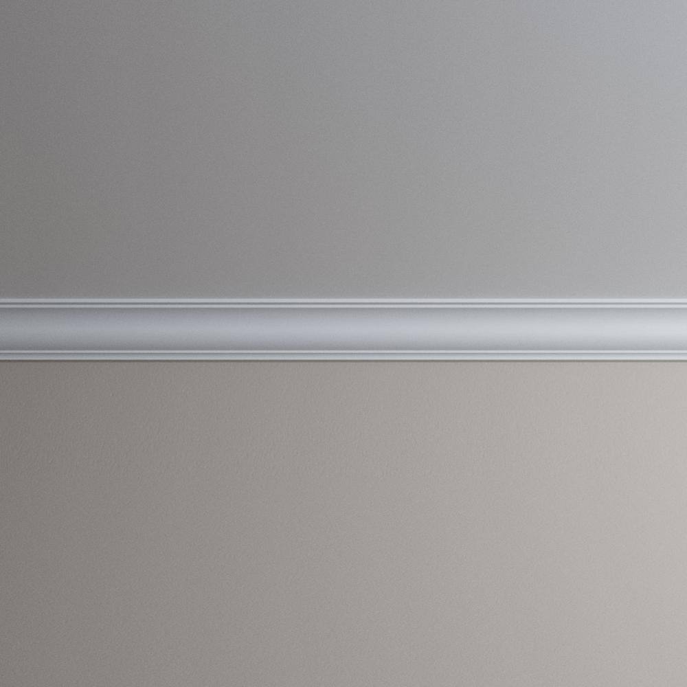 Ekena Millwork Morgan 3.125 in. D x 4.5 in. W x 96 in. L Polyurethane Crown Moulding