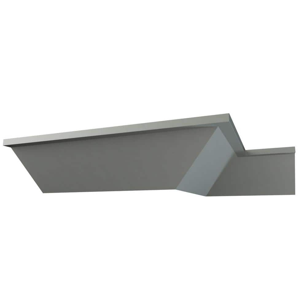 Ekena Millwork Cleo 4 in. D x 5 in. W x 94.5 in. L Polyurethane Crown Moulding