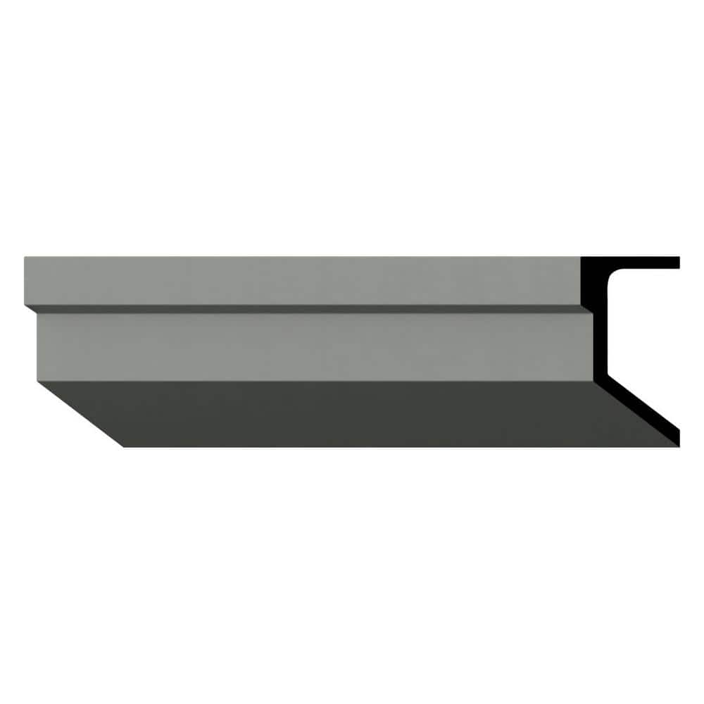 Ekena Millwork Armando 6 in. D x 6 in. W x 96 in. L Polyurethane Crown Moulding