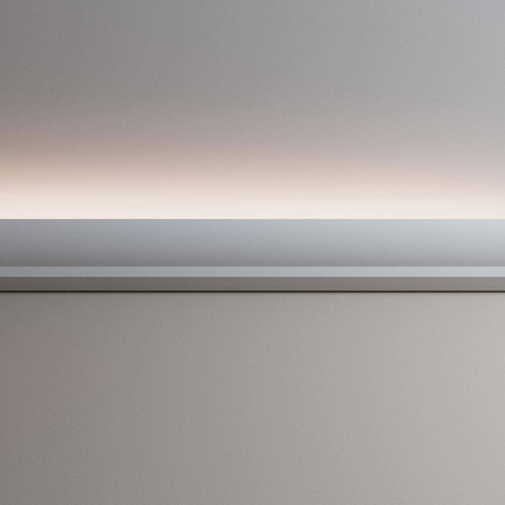 Ekena Millwork Benjamin 7 in. D x 7 in. W x 96 in. L Polyurethane Crown Moulding