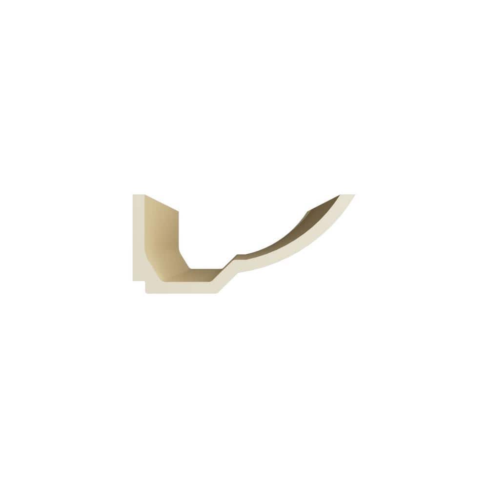 Ekena Millwork Benjamin 7 in. D x 7 in. W x 96 in. L Polyurethane Crown Moulding