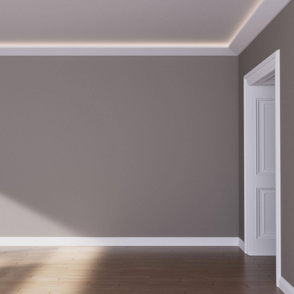 Ekena Millwork Blair 7.875 in. D x 7.875 in. W x 94.5 in. L Polyurethane Crown Moulding