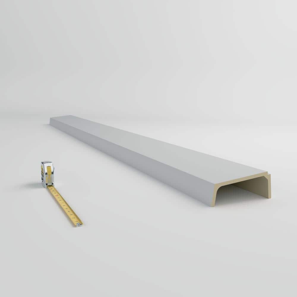 Ekena Millwork Josie 7.875 in. D x 7.875 in. W x 94.5 in. L Polyurethane Crown Moulding