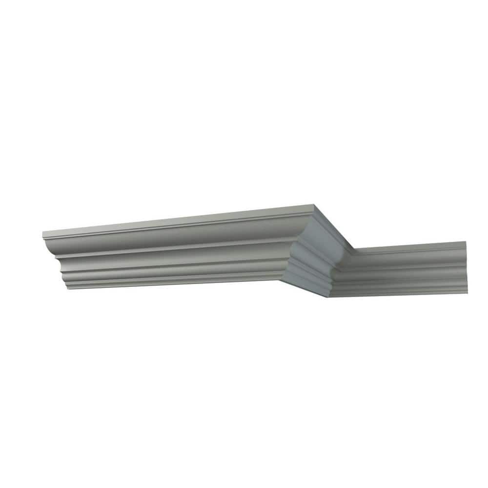Ekena Millwork Shia 2.875 in. D x 4.5 in. W x 94.5 in. L Polyurethane Crown Moulding