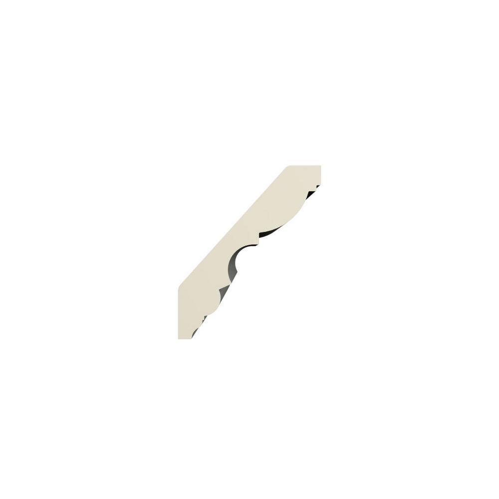 Ekena Millwork Shia 2.875 in. D x 4.5 in. W x 94.5 in. L Polyurethane Crown Moulding