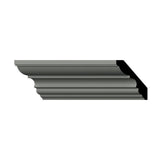 Ekena Millwork Shia 2.875 in. D x 4.5 in. W x 94.5 in. L Polyurethane Crown Moulding