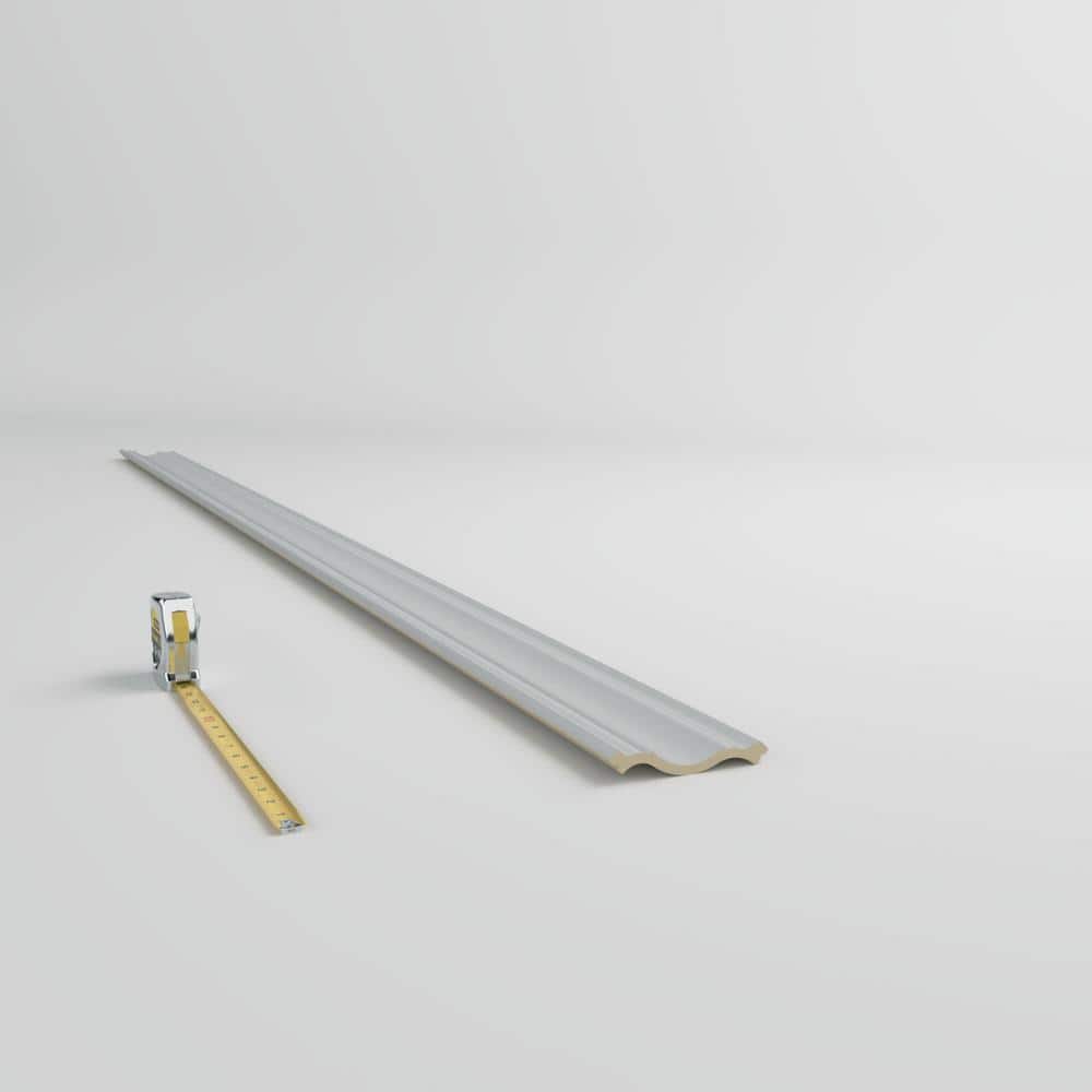 Ekena Millwork Austin 3.5 in. D x 5 in. W x 96 in. L Polyurethane Crown Moulding