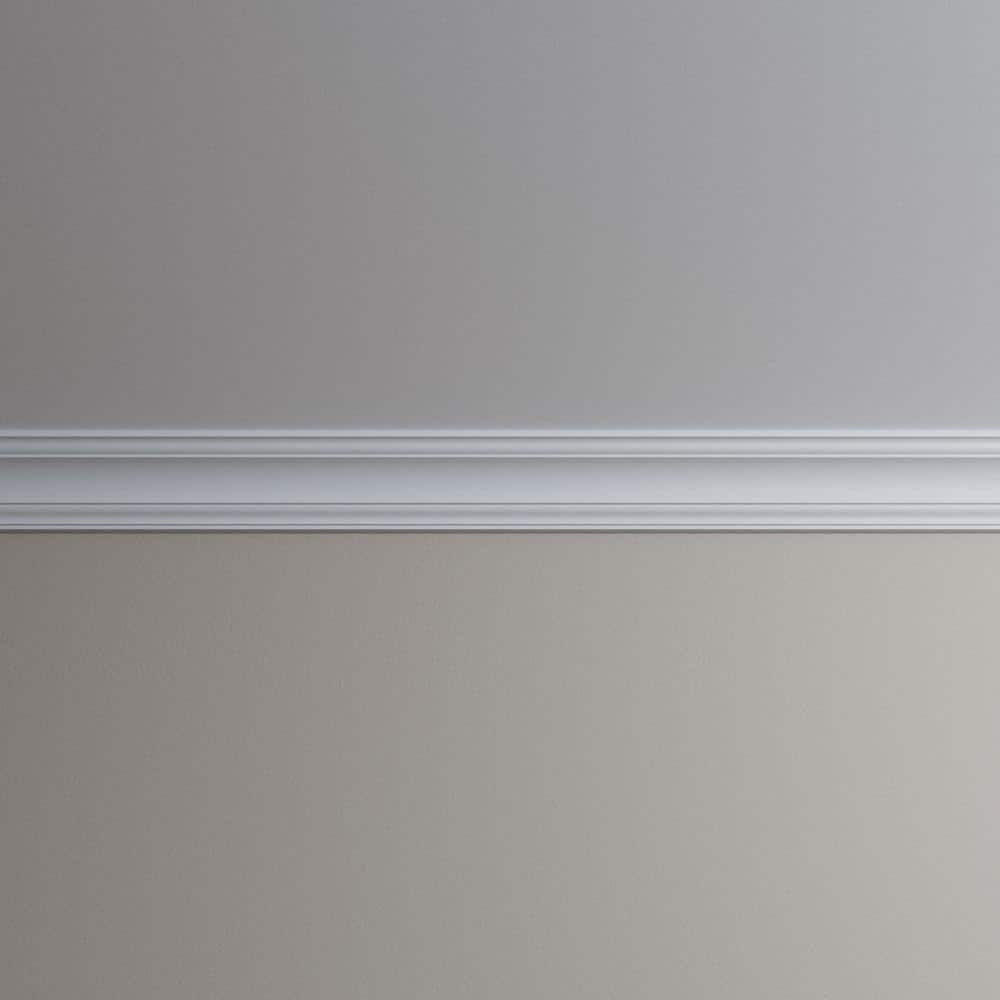 Ekena Millwork Austin 3.5 in. D x 5 in. W x 96 in. L Polyurethane Crown Moulding
