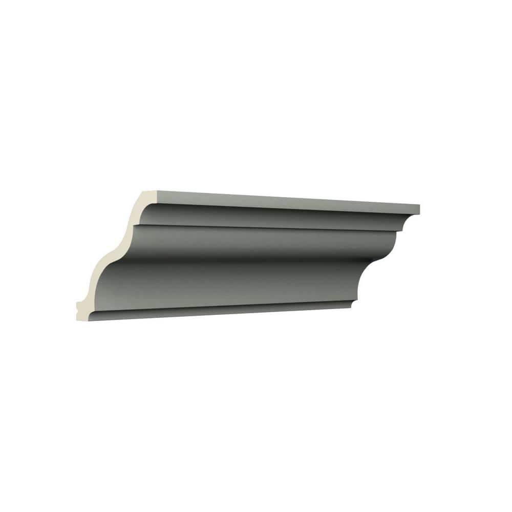 Ekena Millwork Azriel 3.5 in. D x 5 in. W x 96 in. L Polyurethane Crown Moulding