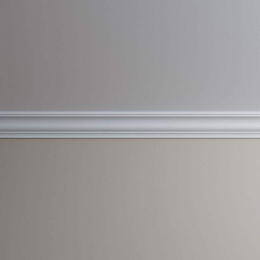 Ekena Millwork Azriel 3.5 in. D x 5 in. W x 96 in. L Polyurethane Crown Moulding