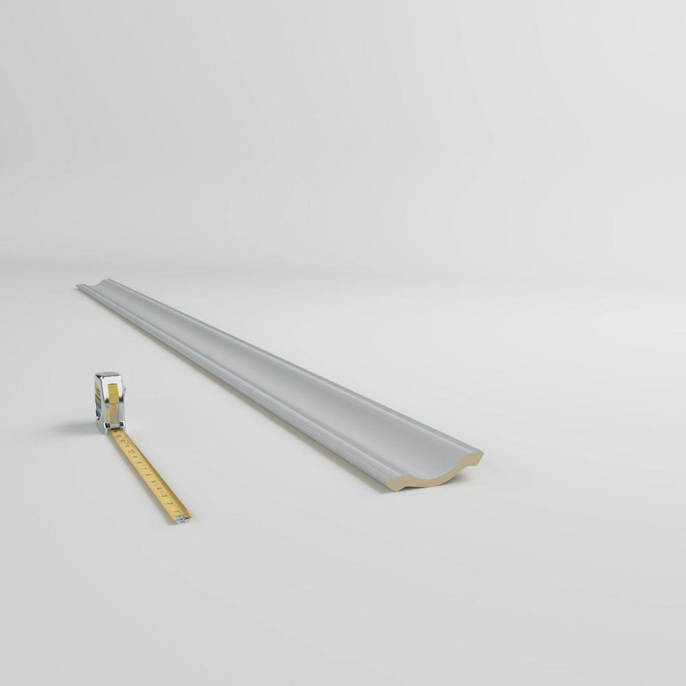 Ekena Millwork Maisie 3.5 in. D x 5 in. W x 96 in. L Polyurethane Crown Moulding