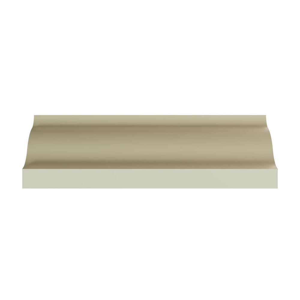 Ekena Millwork Austin 4 in. D x 5.5 in. W x 96 in. L Polyurethane Crown Moulding