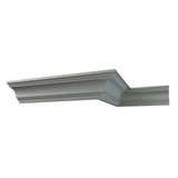 Ekena Millwork Austin 4 in. D x 5.5 in. W x 96 in. L Polyurethane Crown Moulding