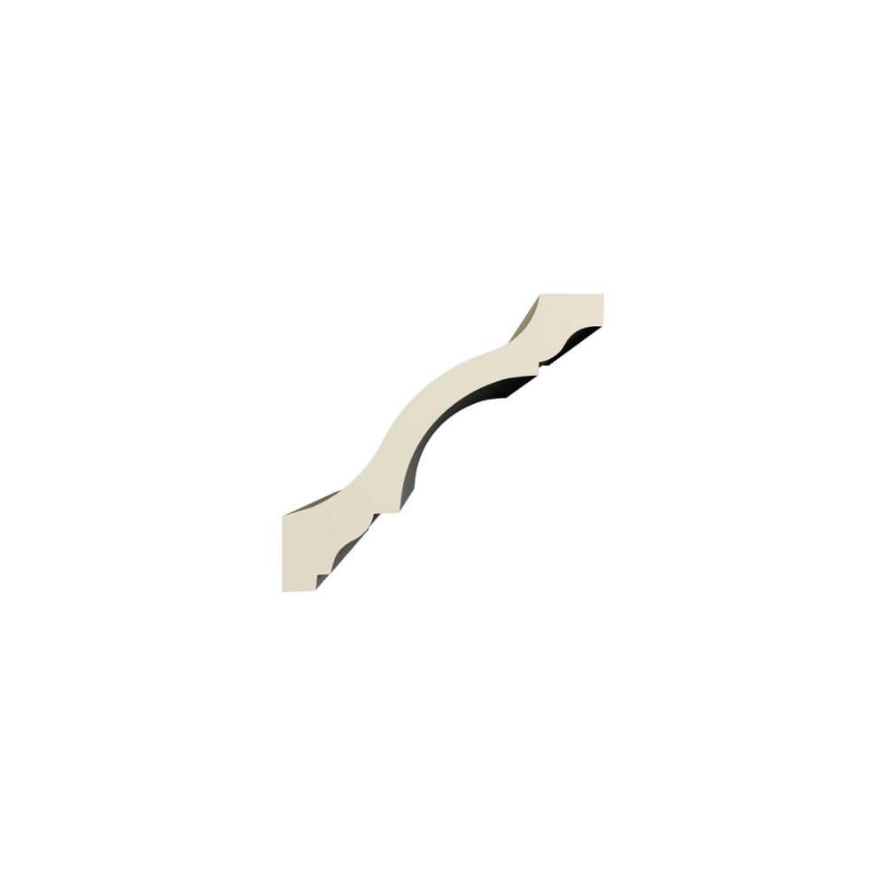 Ekena Millwork Austin 4 in. D x 5.5 in. W x 96 in. L Polyurethane Crown Moulding