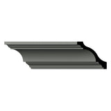 Ekena Millwork Austin 4 in. D x 5.5 in. W x 96 in. L Polyurethane Crown Moulding