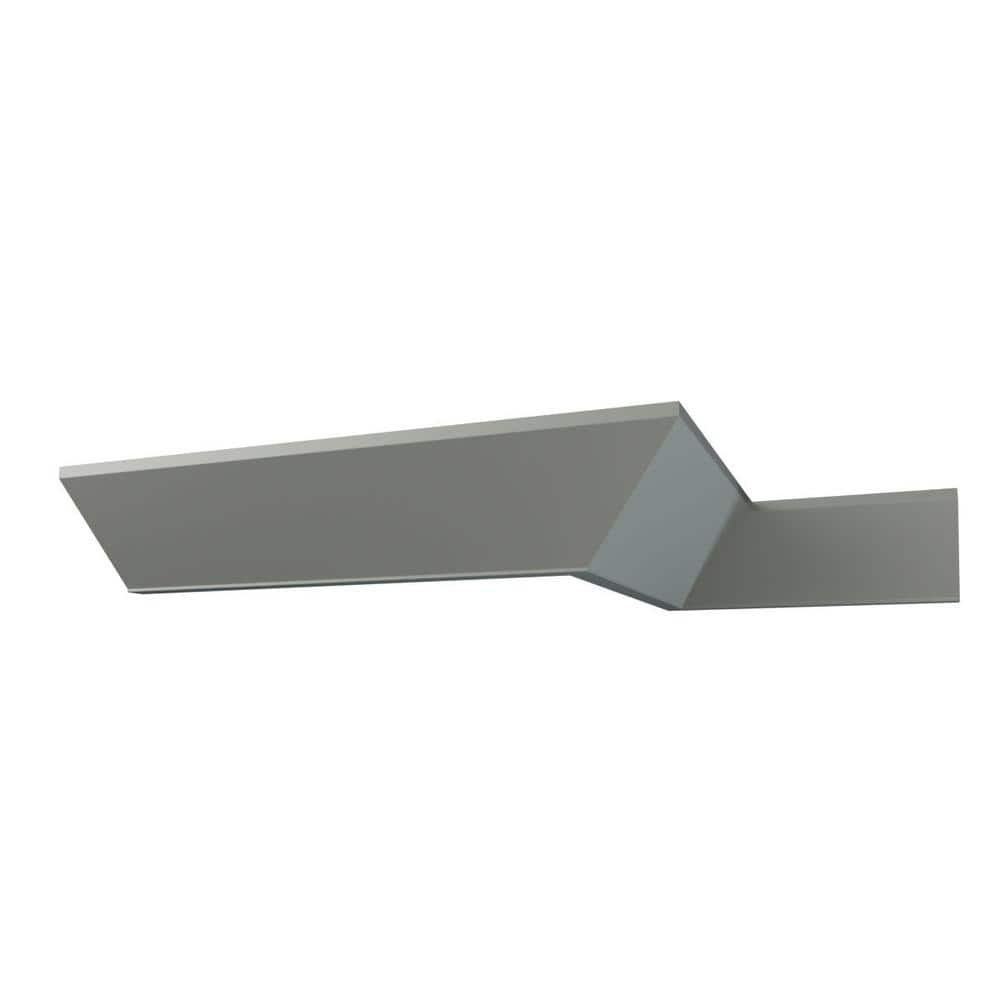 Ekena Millwork Colette 4.375 in. D x 5.875 in. W x 96 in. L Polyurethane Crown Moulding