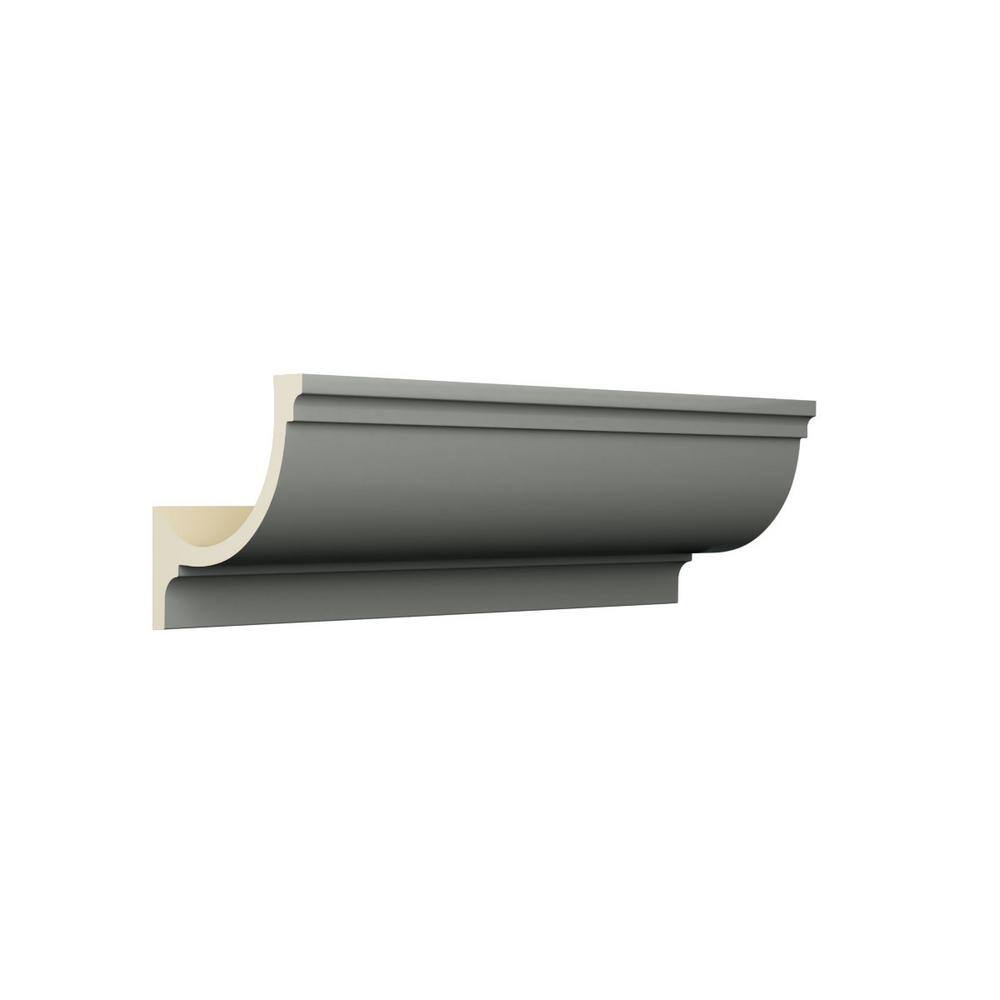 Ekena Millwork Enoch 4 in. D x 5.625 in. W x 96 in. L Polyurethane Crown Moulding