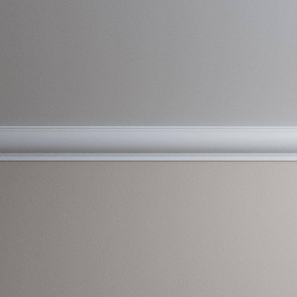 Ekena Millwork Enoch 4 in. D x 5.625 in. W x 96 in. L Polyurethane Crown Moulding