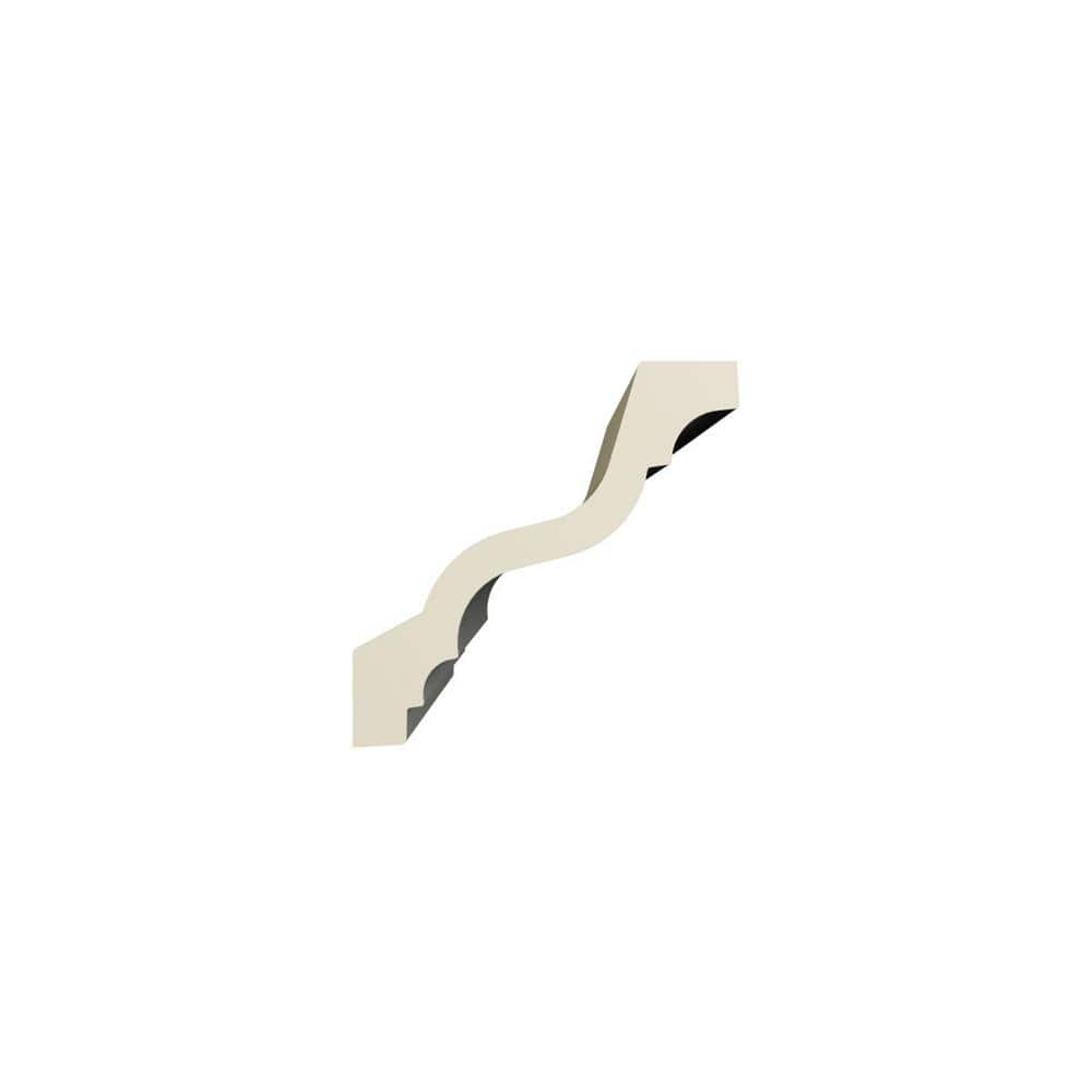 Ekena Millwork Harlington 4 in. D x 5.5 in. W x 96 in. L Polyurethane Crown Moulding