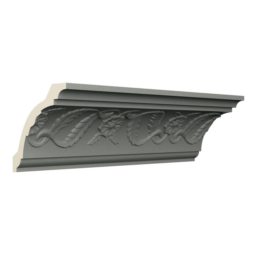 Ekena Millwork McKinney 4 in. D x 5.625 in. W x 96 in. L Polyurethane Crown Moulding