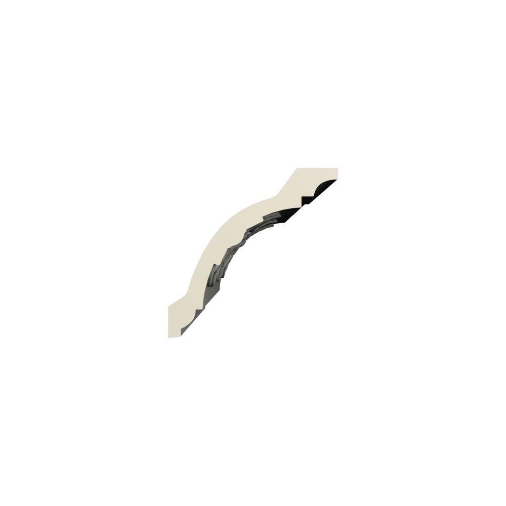 Ekena Millwork McKinney 4 in. D x 5.625 in. W x 96 in. L Polyurethane Crown Moulding
