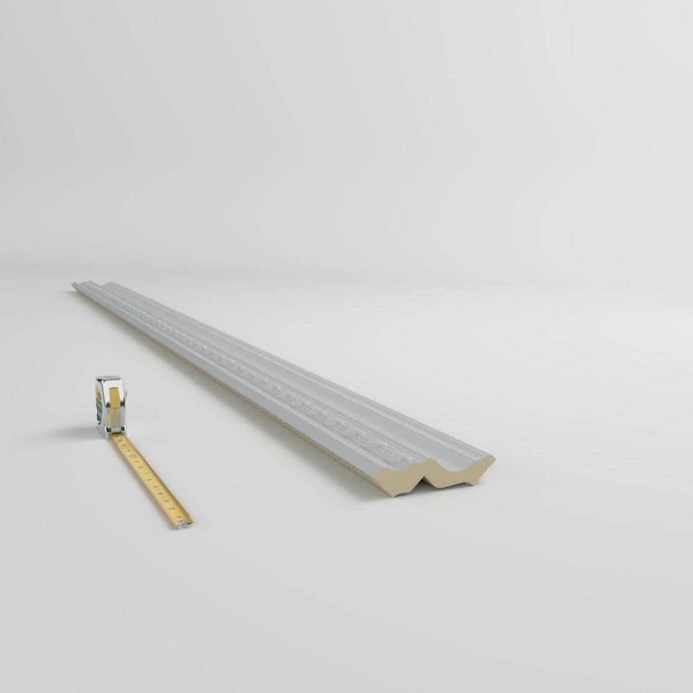 Ekena Millwork Ophelia 4 in. D x 5.75 in. W x 96 in. L Polyurethane Crown Moulding