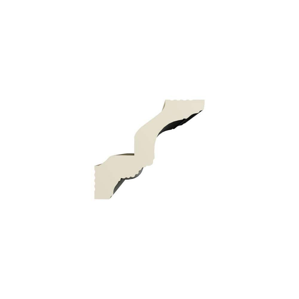Ekena Millwork Ophelia 4 in. D x 5.75 in. W x 96 in. L Polyurethane Crown Moulding