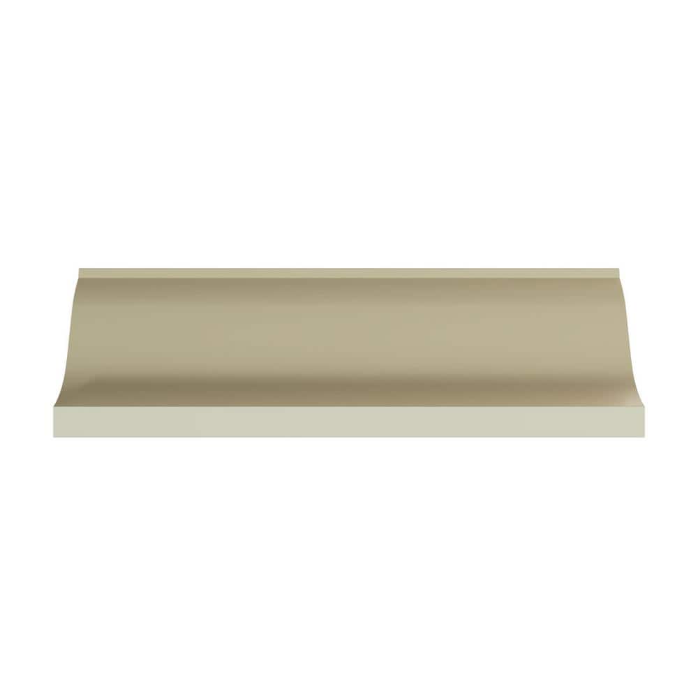 Ekena Millwork Vanessa 4 in. D x 5.625 in. W x 96 in. L Polyurethane Crown Moulding