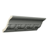 Ekena Millwork Vanessa 4 in. D x 5.625 in. W x 96 in. L Polyurethane Crown Moulding
