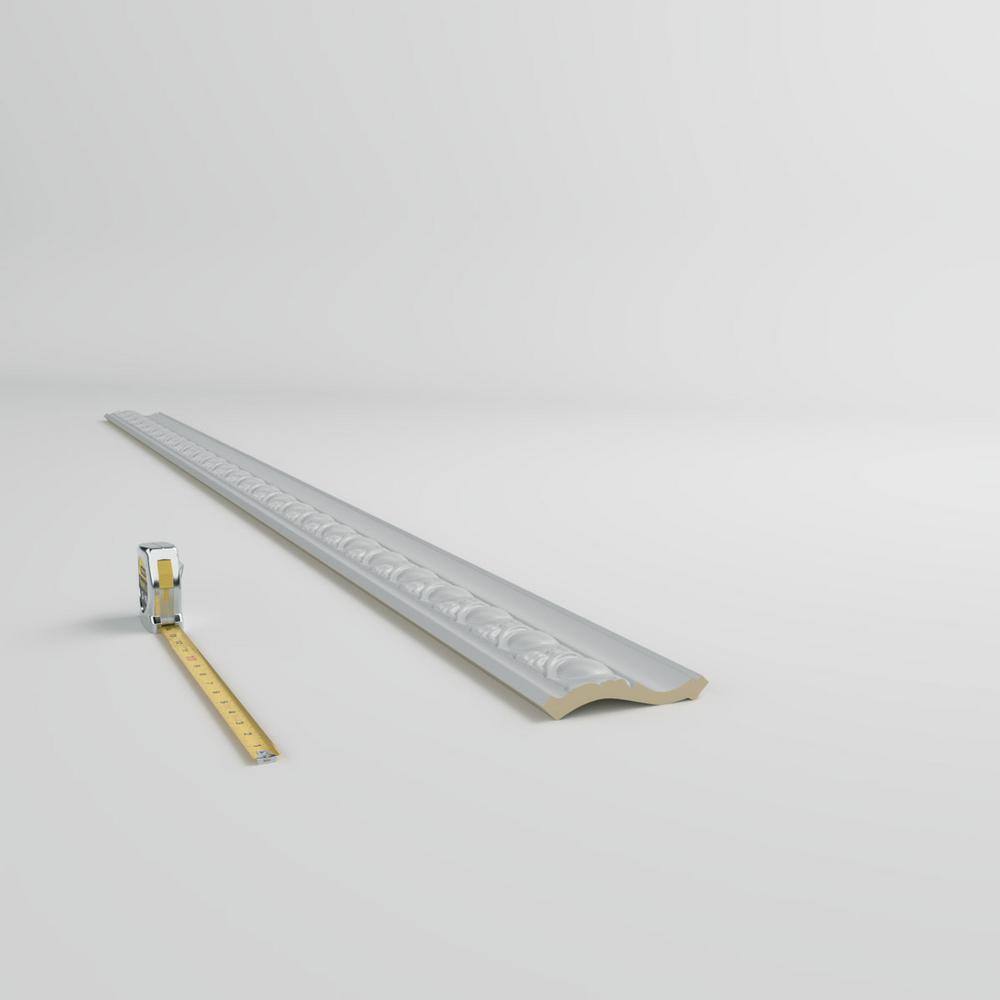Ekena Millwork Vanessa 4 in. D x 5.625 in. W x 96 in. L Polyurethane Crown Moulding