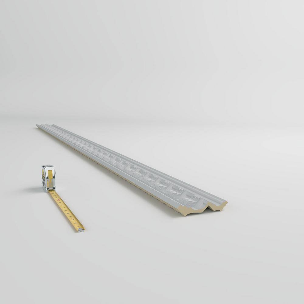 Ekena Millwork Waco 4 in. D x 5.625 in. W x 96 in. L Polyurethane Crown Moulding