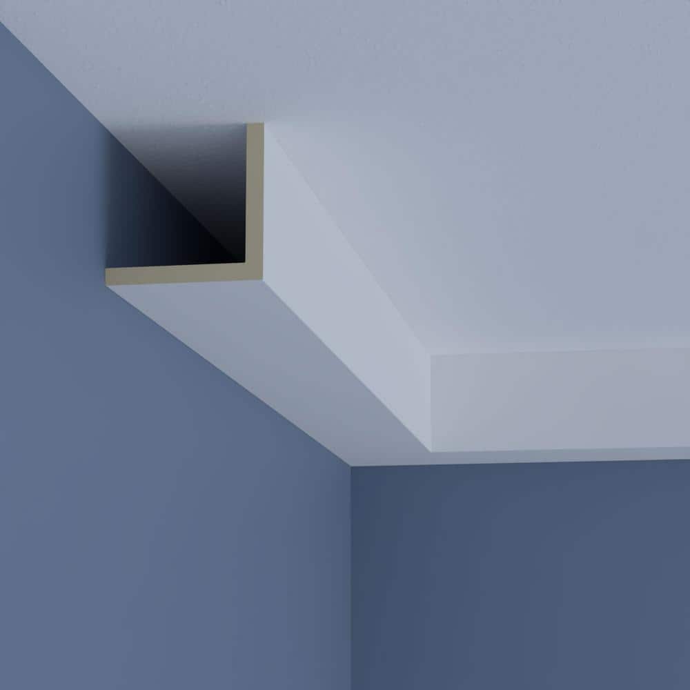 Ekena Millwork Beatrice 3.5 in. D x 3.5 in. W x 94.5 in. L Polyurethane Crown Moulding