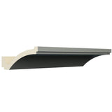 Ekena Millwork Brett 10.25 in. D x 10.875 in. W x 94.5 in. L Polyurethane Crown Moulding