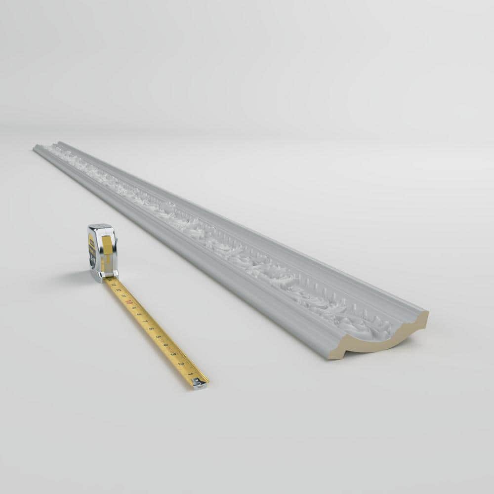 Ekena Millwork Bruce 2.125 in. D x 5.125 in. W x 96 in. L Polyurethane Crown Moulding